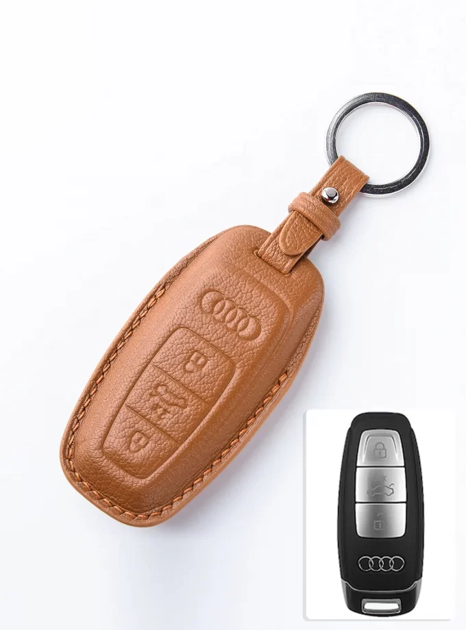 Кожаный чехол для ключа Audi TM-917
