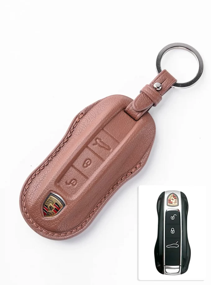 Кожаный чехол для ключа Porsche TM-938