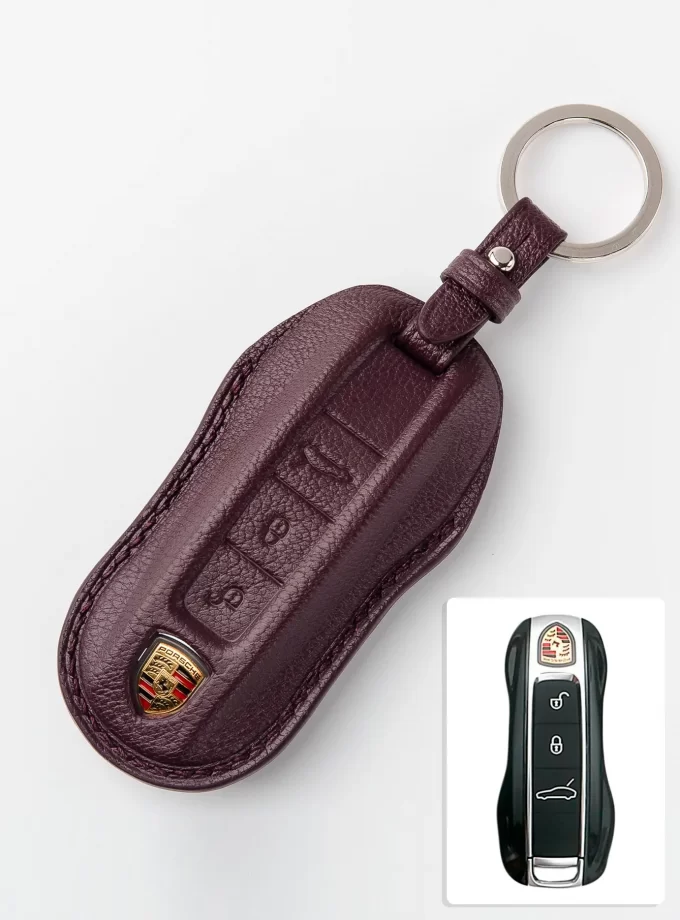 Кожаный чехол для ключа Porsche TM-720