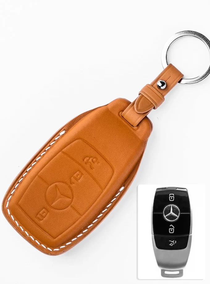 Кожаный чехол для ключа Mercedes-Benz TM-899