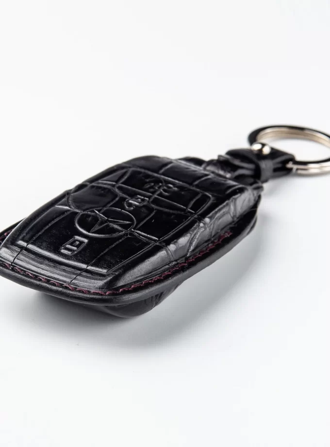 Кожаный чехол для ключа Mercedes-Benz из кожи крокодила TM-897