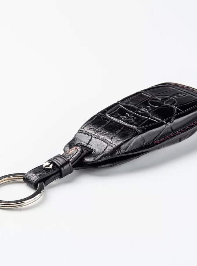 Кожаный чехол для ключа Mercedes-Benz из кожи крокодила TM-897
