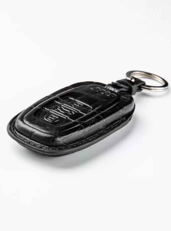 Кожаный чехол для ключа Audi из кожи крокодила TM-813