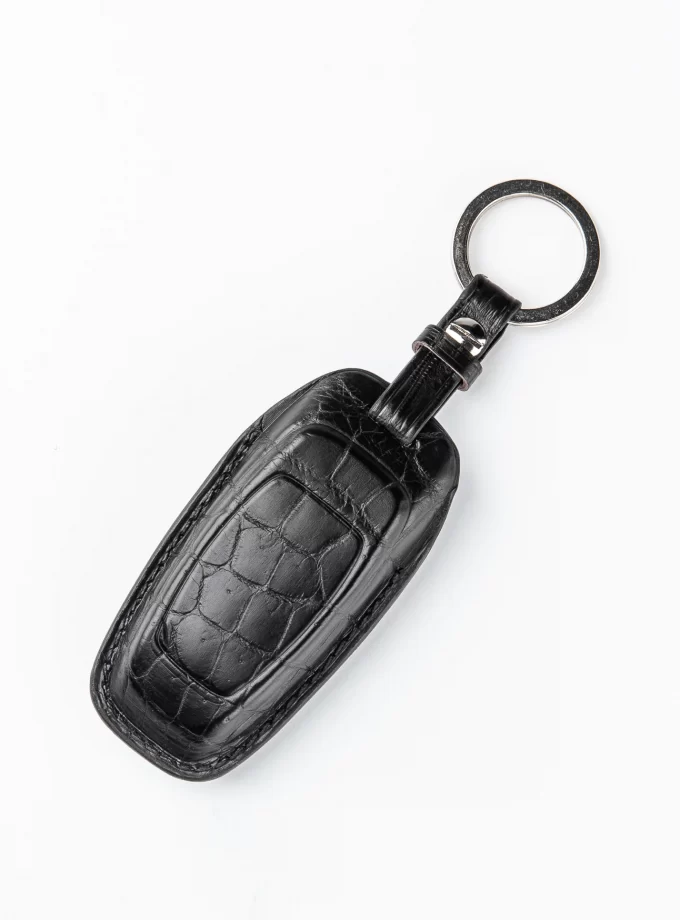 Кожаный чехол для ключа Audi из кожи крокодила TM-814