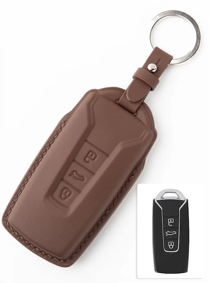 Кожаный чехол для ключа Volkswagen TM-739