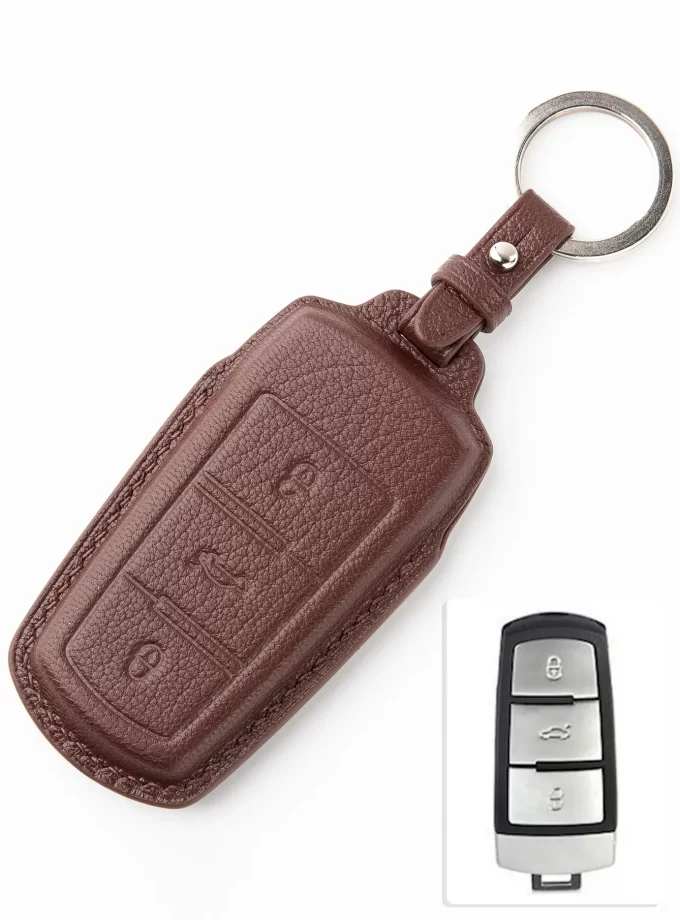 Кожаный чехол для ключа Volkswagen TM-741