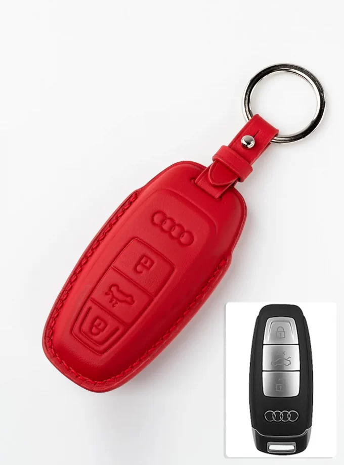 Кожаный чехол для ключа Audi TM-787