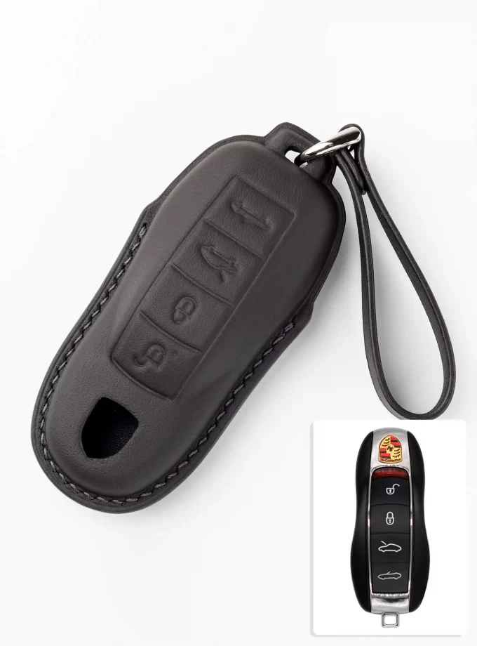 Кожаный чехол для ключа Porsche TM-781