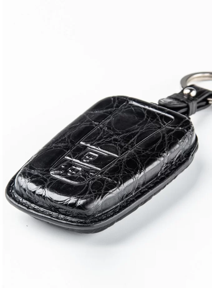 Кожаный чехол для ключа Toyota из кожи крокодила TM-901