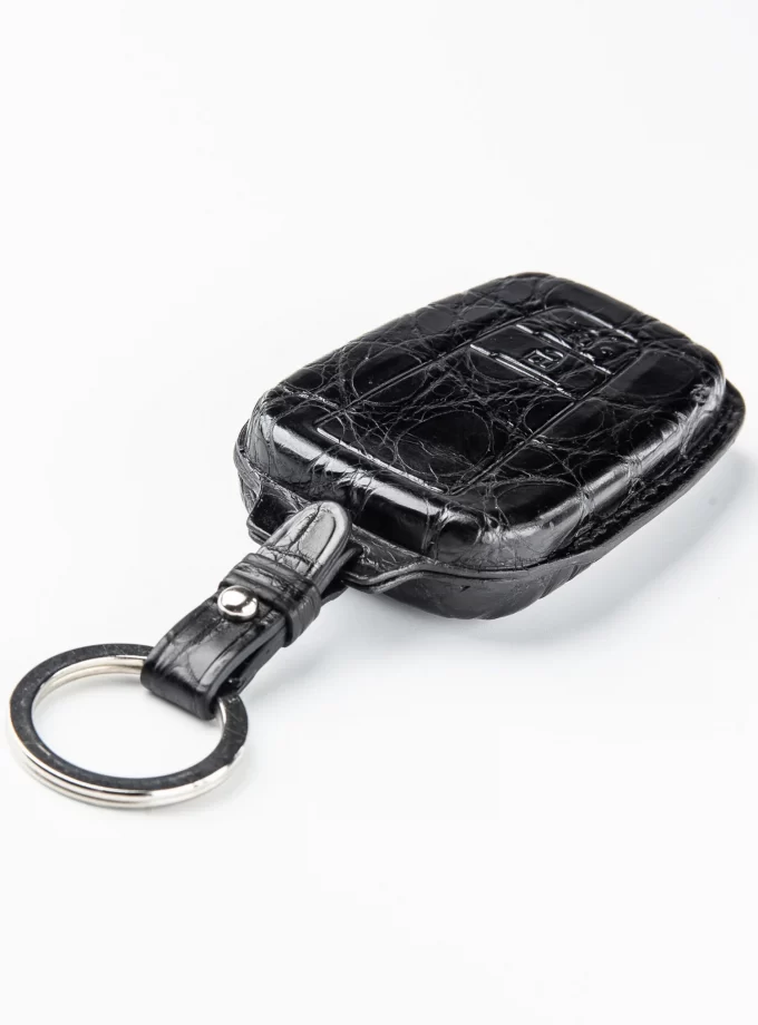 Кожаный чехол для ключа Toyota из кожи крокодила TM-901