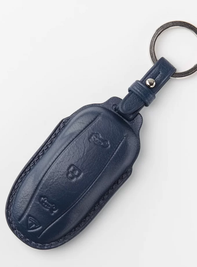 Кожаный чехол для ключа Tesla Model S TM-944